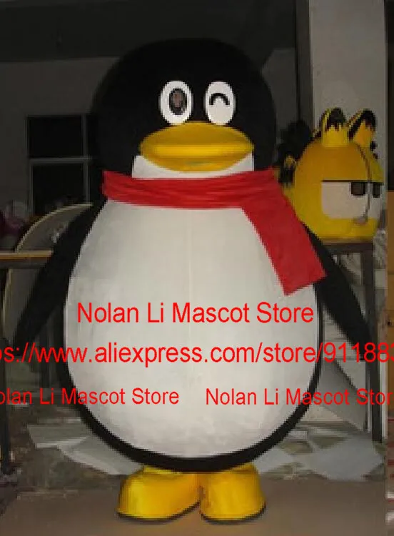 New Custom Antarctic Penguin Mascot Costume Cartoon Anime Cosplay Birthday Party Masquerade Festival Gifts Adult Size 1106