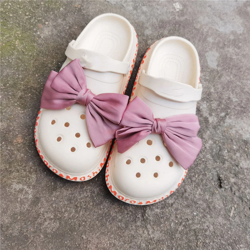 1pcs muci-color Shoe Decoration Buckle Charms Accessorie pin bowknot case bag DIY Combination for clog wholesale drop shipping image 6