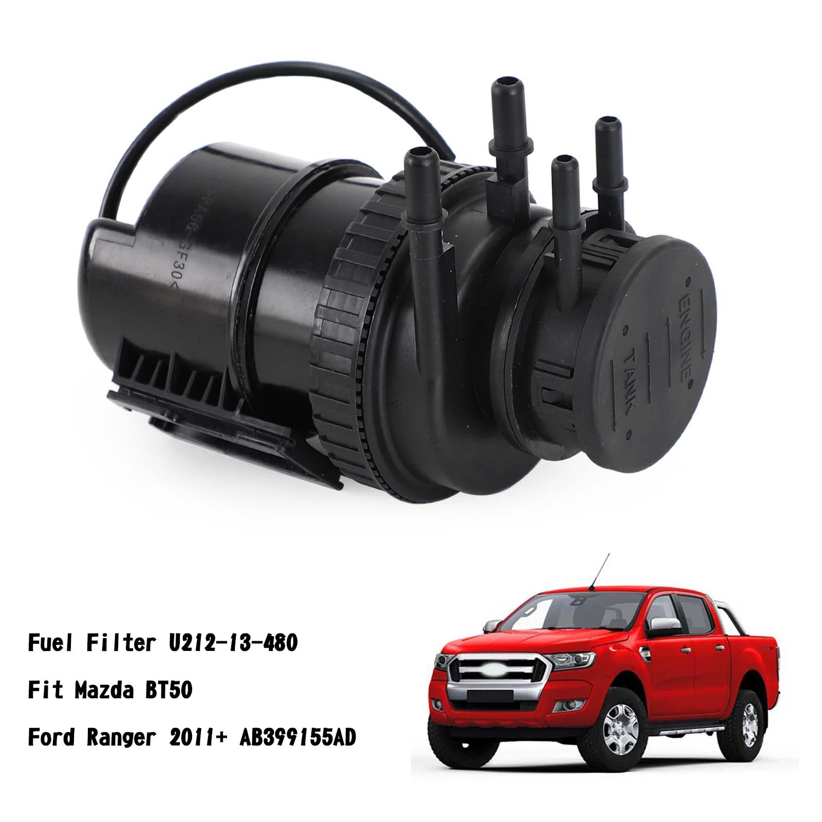 Artudatech Fuel Filter U212-13-480 Fit For Mazda BT50 Ford Ranger 2011+ AB399155AD Car Auto Accessories