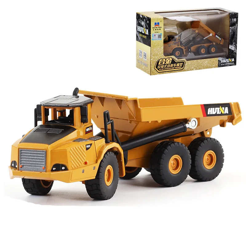 1:50 Hoge-Kwaliteit Metalen Techniek Dump Truck Model, Statische Gegoten Dump Truck Model, vrachtwagen Speelgoed, Gratis Verzending