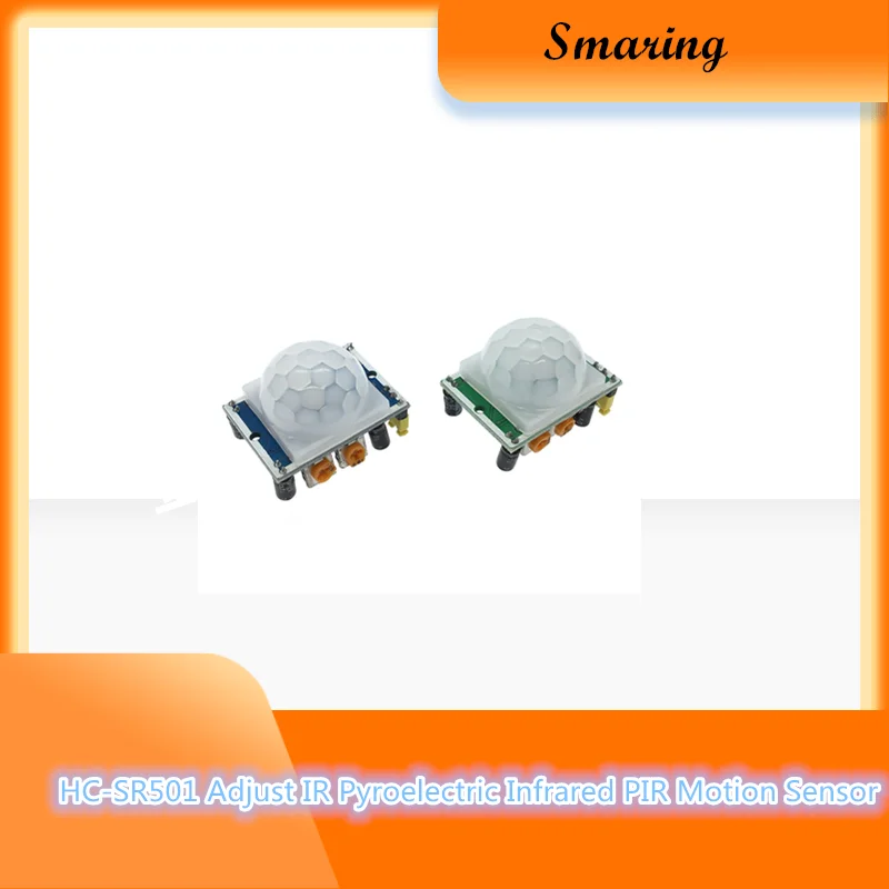 2pcs HC-SR501 Body Sensor Module Adjust IR Pyroelectric Infrared PIR Motion Human Sensor Detector Module For Arduino