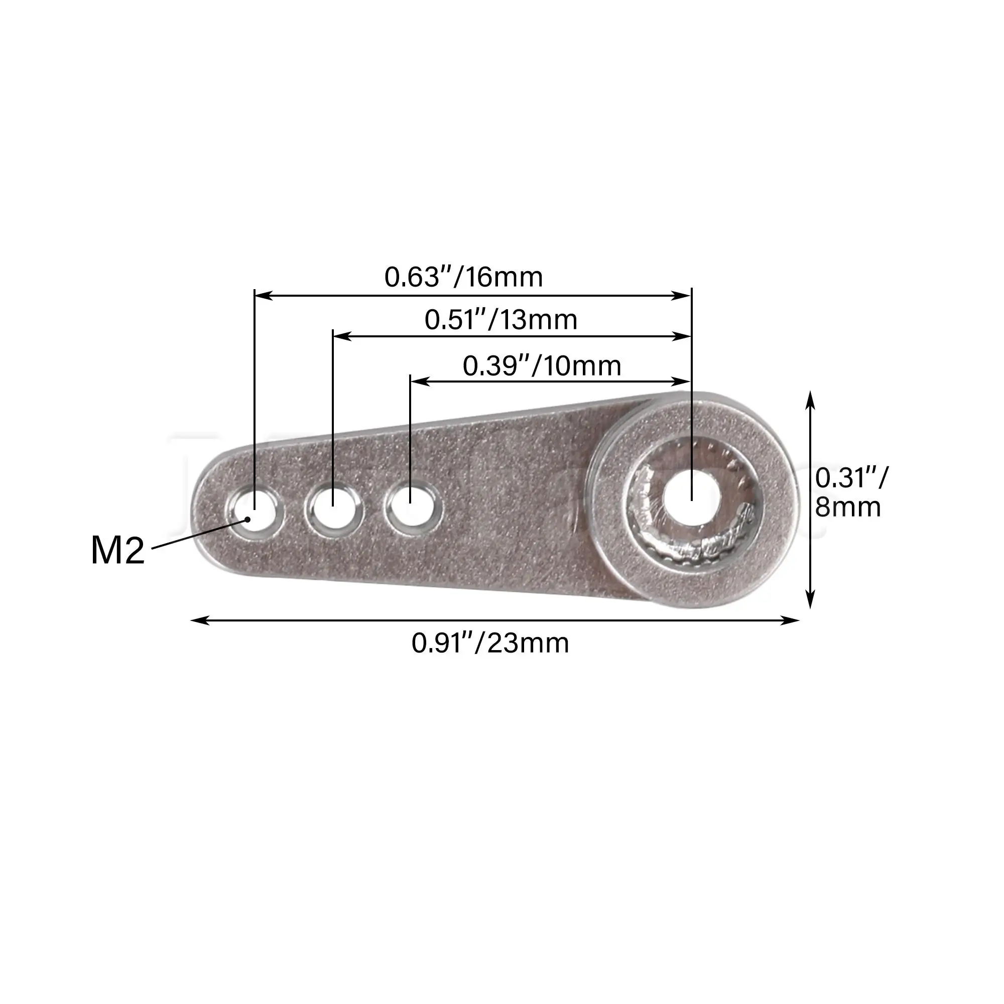 Mxfans CNC AluminiumTL2366 21T Metal Servo Horn Arm Replacement for Henge 922 933