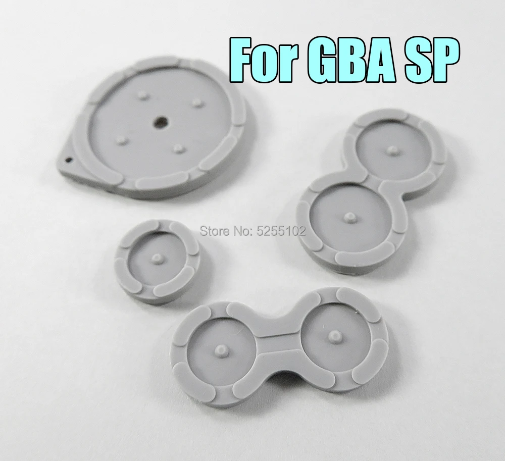 150sets For Game Boy Classic GBA SP Silicone Pads Buttons High Quality Replacement Rubber Conductive Buttons For Nintendo GBA SP