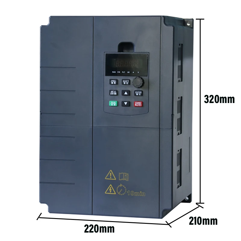 Imagem -03 - Vfd 5.5kw11kw 15hp p Frequência Inversor Saída 220v Controle de Velocidade 500hz Motor Drive Vfd para Torno Fase Motor Assíncrono