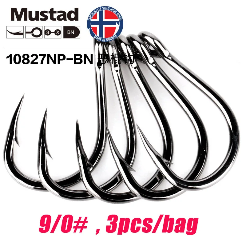 Mustad Norwegen Origin Meeresangelhaken Super Power Big Size Circle Angelhaken,1 # -12/0 # ,10827NP-BN