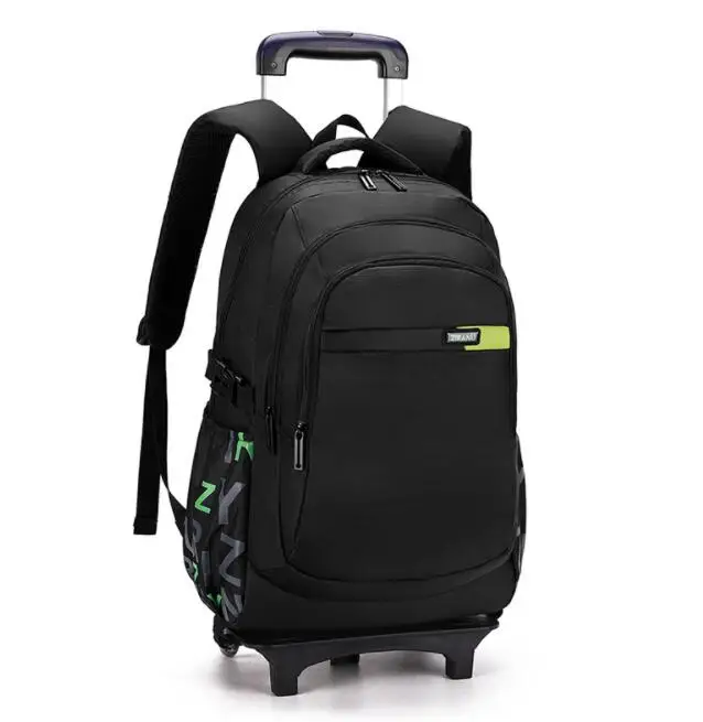 ZIRANYU School Trolley Bag com rodas, mochilas de rolamento, sacos para meninos, crianças viajam saco de rodas