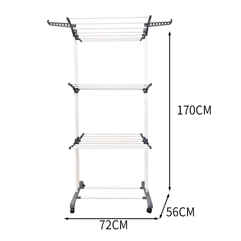 Clothes Hanger Coat Rack Floor Hanger Storage Wardrobe Clothing Drying Racks porte manteau kledingrek perchero de pie