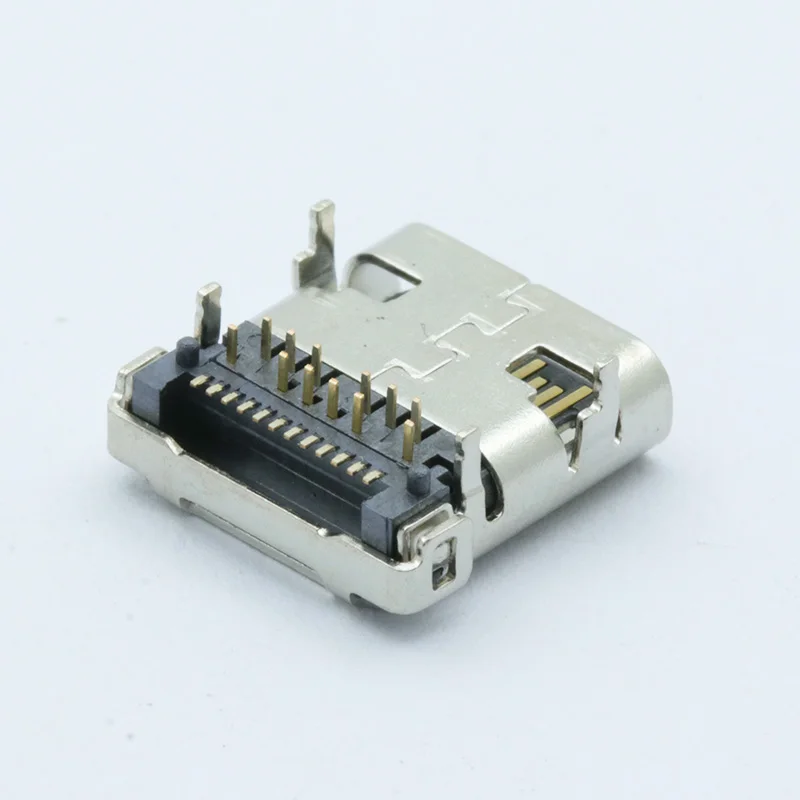 10pcs/lot USB 3.1 Type-C 24 Pins Female Socket SMD DIP PCB Connector for PCB Design DIY High Current Fast Charging