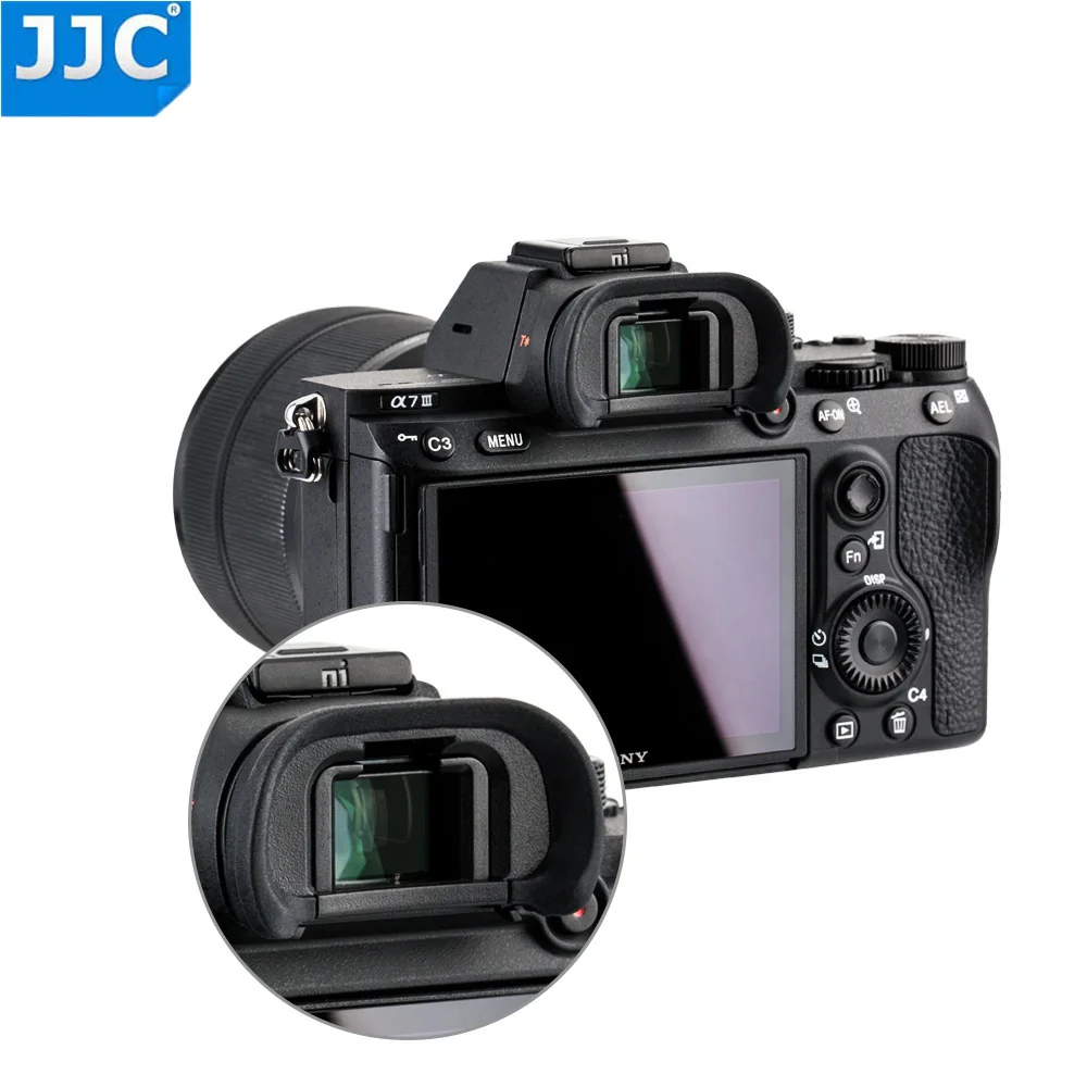 JJC FDA-EP18 Soft Eyecup Eyepiece Viewfinder Eye Cup for Sony a7 III II a7 a7R IV III II a7R a7S II a7S a9 II a99 II Eyeshade