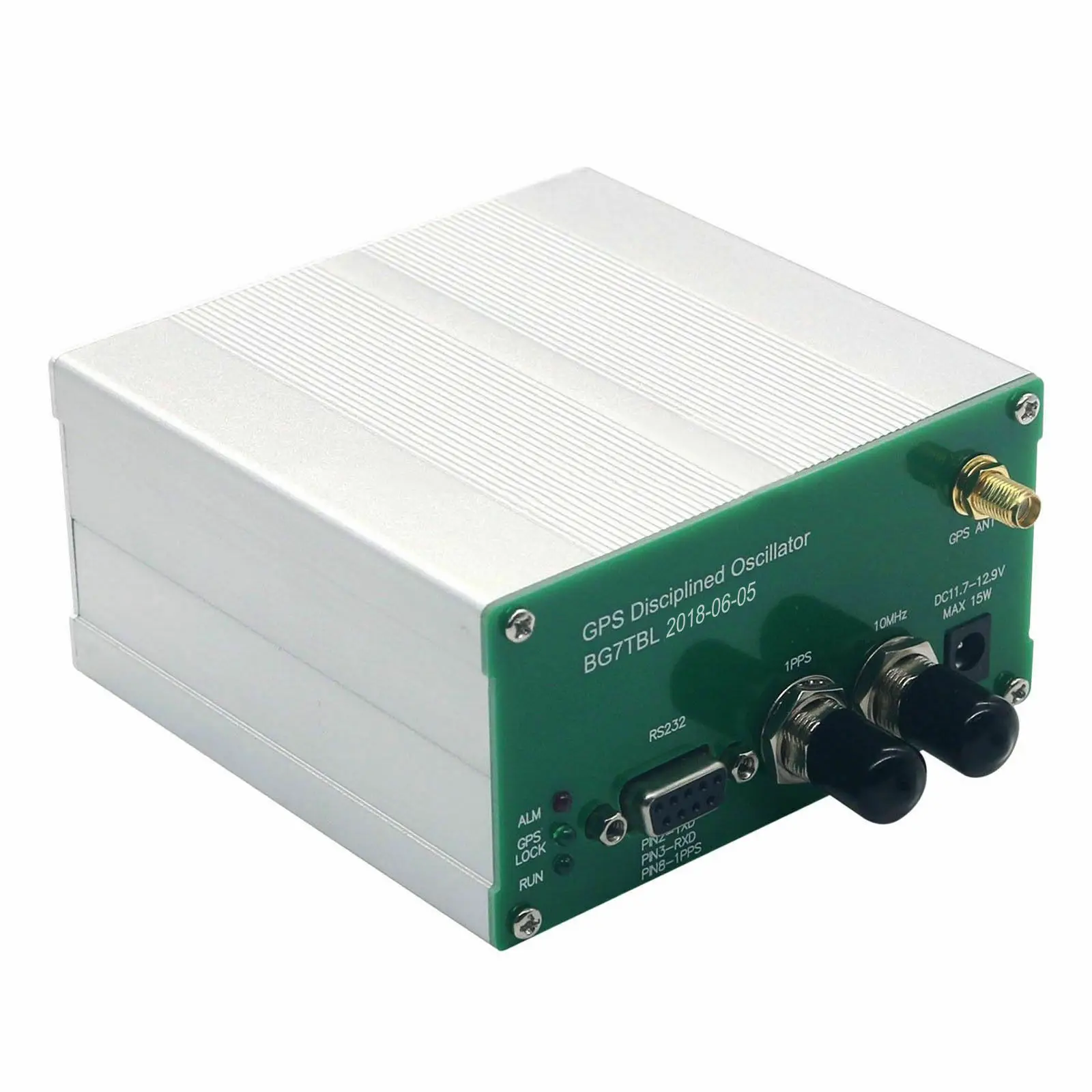 by Bg7tbl 10MHz GPS DISCPLINED CLOCK GPSDO 10M OUTPUT Sine WAVE sinewave +power supply +Antenna view 2