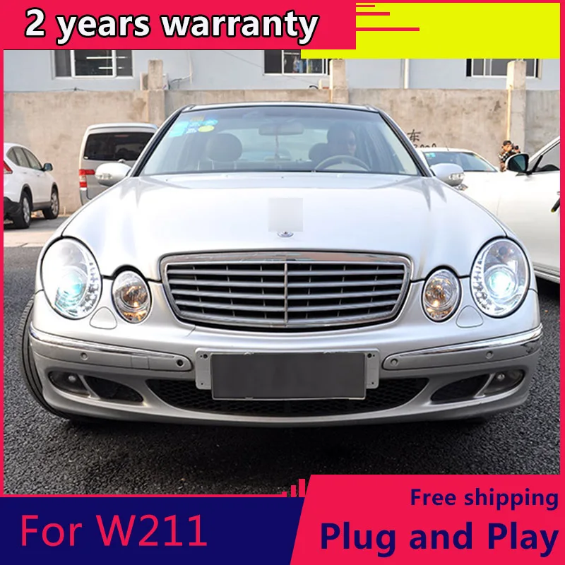 KOWELL Car Styling For Benz W208 CLK200K/280/350 Headlight 1997-2003 year LED Front Lamp