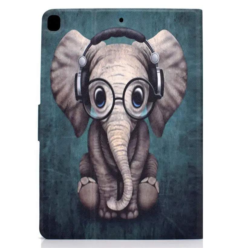 Case For iPad 10.2 2019 Cover for Apple iPad 7th Generation A2200 A2198 A2232 Funda Fashion Animal PU Leather Stand Skin +Gift