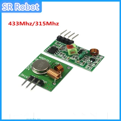 5set 433Mhz RF transmitter and receiver Module link kit For arduino/ARM/MCU WL diy 315MHZ/433MHZ wireless