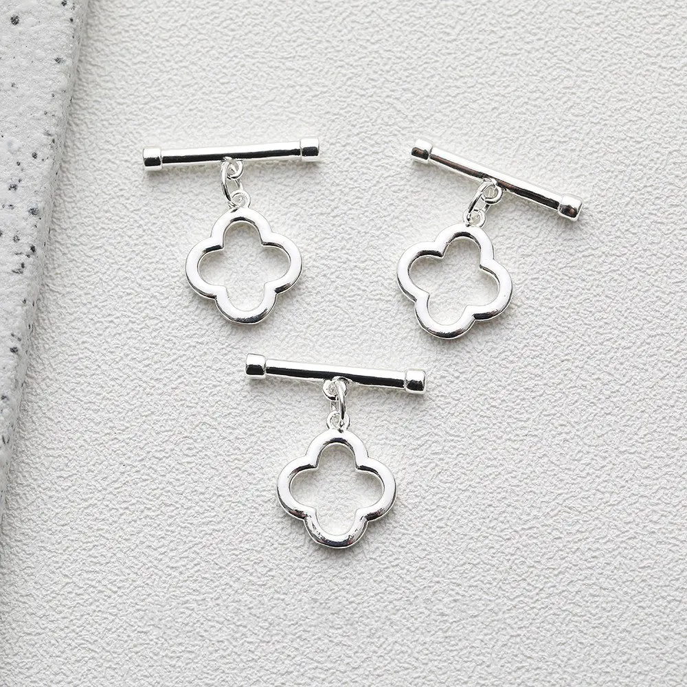 4PCS 14k Gold Plated Bracelet Necklace Making Link Buckle for Jewelry Findings Components DIY Hand Made Brass Accessories