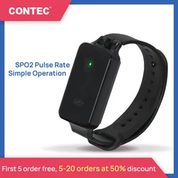 CONTEC New Wrist Pulse Oxmeter,SPO2 Pulse Rate,8 Hours measurement,Data Storage,Simple Operation