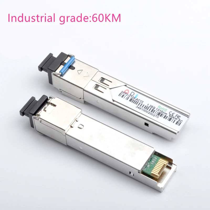 Scsfp-産業用光ファイバーモジュール,光互換光学モジュール,モデル1.25g2 0/40/60/80/100km,1310/1490/1550nm