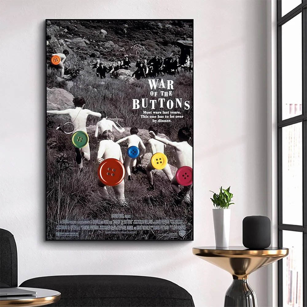 

WM3204 War Of The Buttons Classic Movie HD Silk Fabric Poster Art Decor Indoor Painting Gift