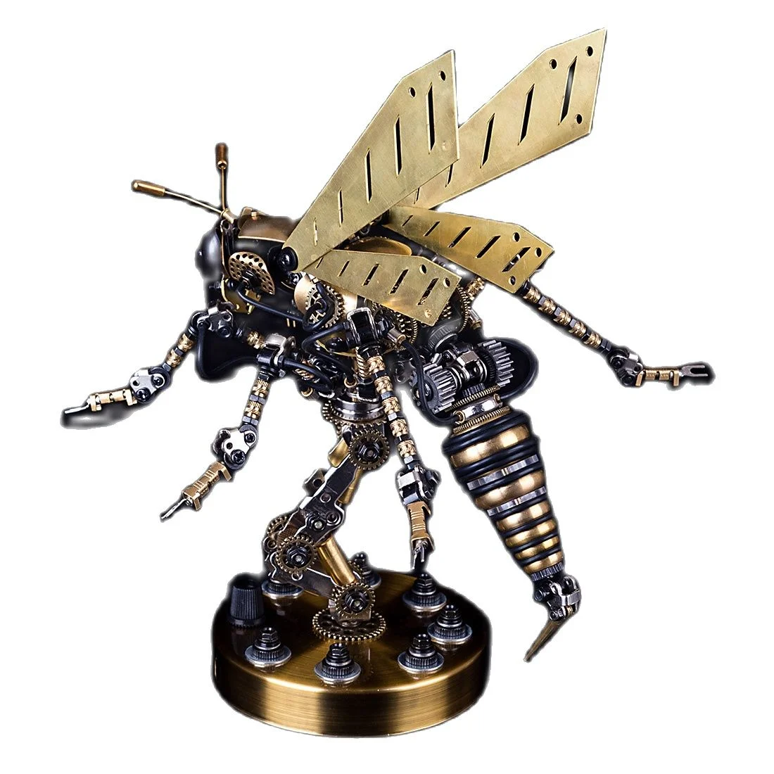 3d mechanical metal Mechanical Wasp assembly kit DIY Assembly Animal Toy 3D Puzzles Mechanical steampunk lnsects for adults Kids