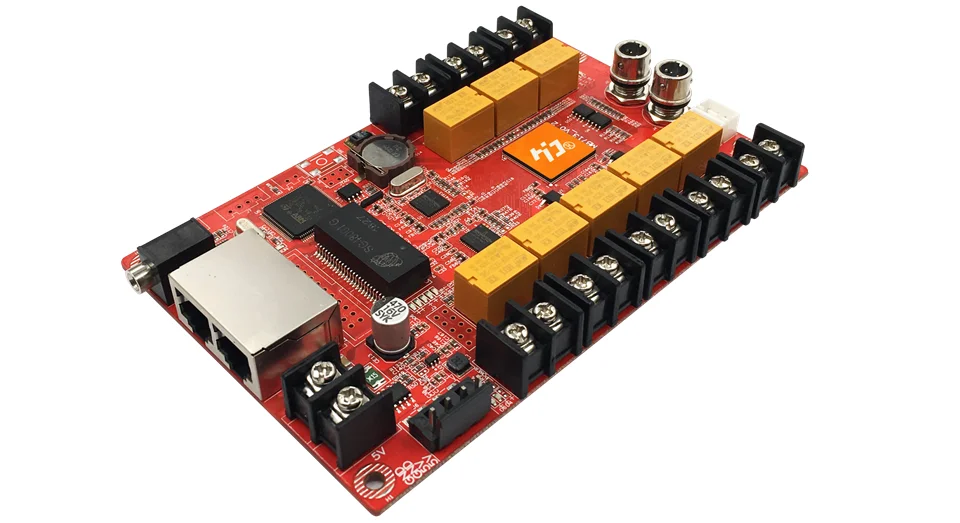 Huidu-cartão multifuncional y1., placa de envio síncrono com controle led.