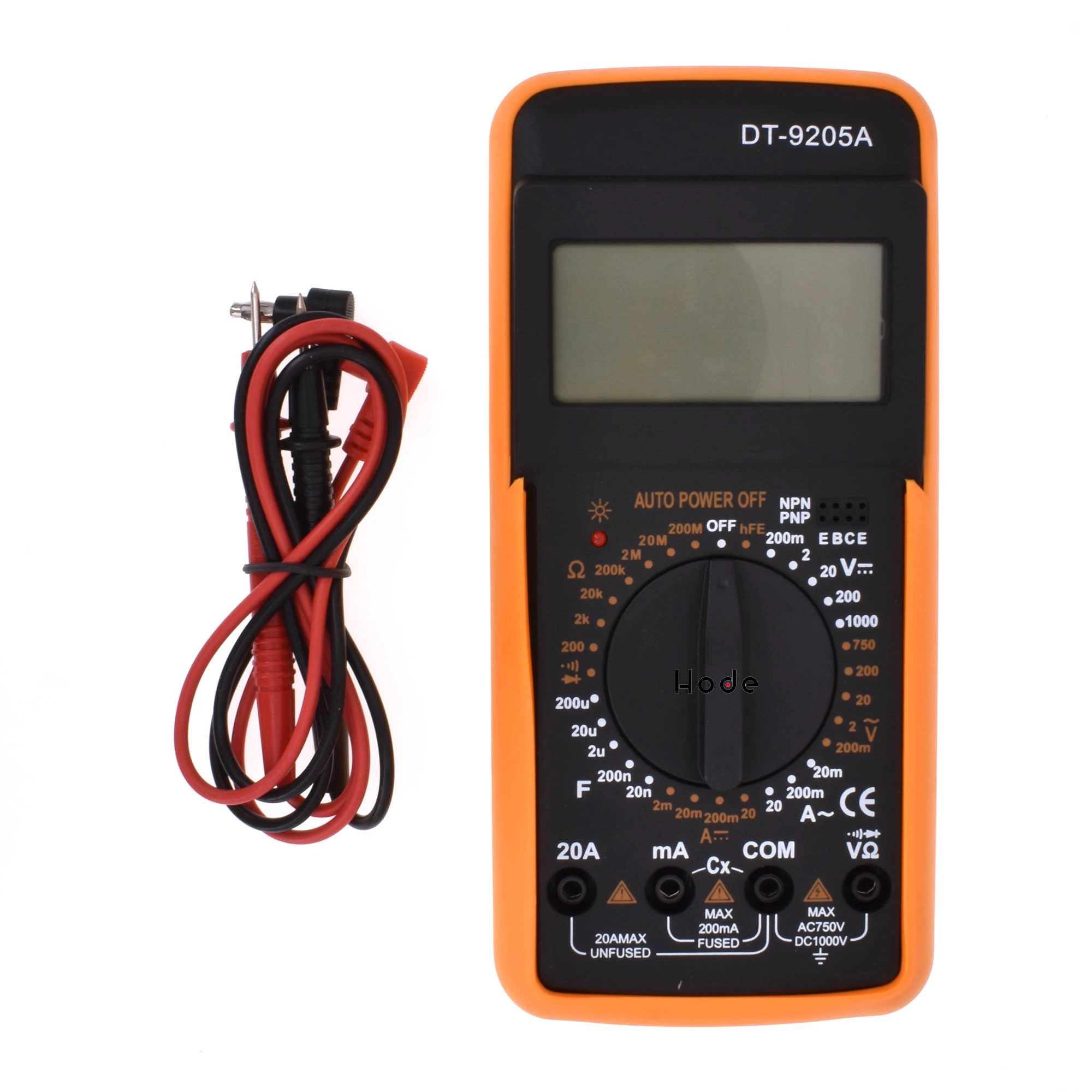 Digital Multimeter dt9205a ac dc display lcd Ammeter Voltmeter electric handheld tester Multimetro