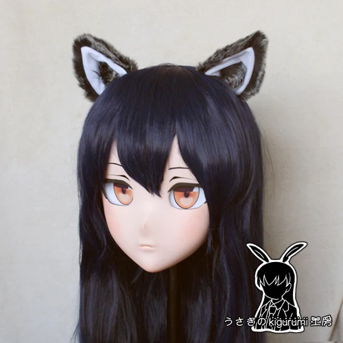 (RK9161)Top Quality Handmade Female Resin Cosplay Japanese Role Play Texas Kigurumi Mask Crossdresser Doll Transgender Mask