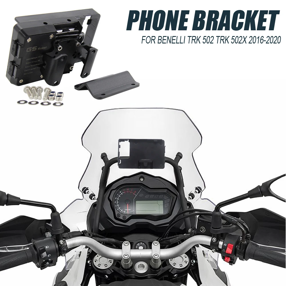 

For BENELLI TRK502 TRK 520X Jinpeng TRK502 X Motorcycle Navigation Bracket Mobile Phone GPS Plate Bracket Support Phone Holder