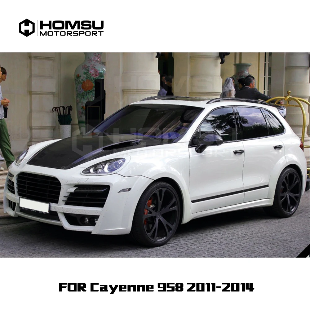 

T style Full kit Suitable For 2011-2014 958 Porsche Cayenne Full Body Kit Front Bumper Rear Bumper Side Skirts Fender Flares