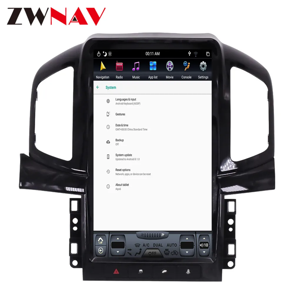 Andriod 11 128G For Chevrolet Captiva 2013-2018 Tesla Style Car GPS Navigation Auto Radio Headunit Multimedia Player Carplay DSP