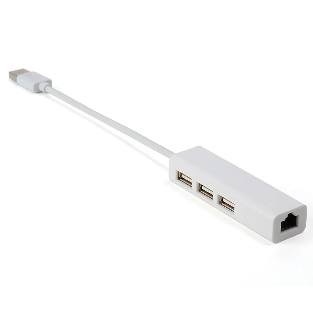 

USB Gigabit Ethernet с 3 портами USB C HUB 2,0 RJ45 Lan сетевая карта USB к Ethernet-адаптеру для Mac iOS Android PC RTL8152 HUB