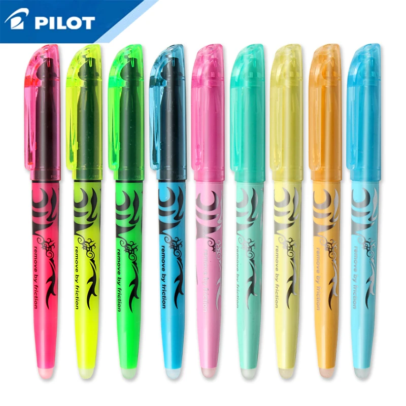 6/12 Pieces PILOT SW-FL Frixion Erasable Highlighter Pastel Highlighter 12 Color Office School Stationery