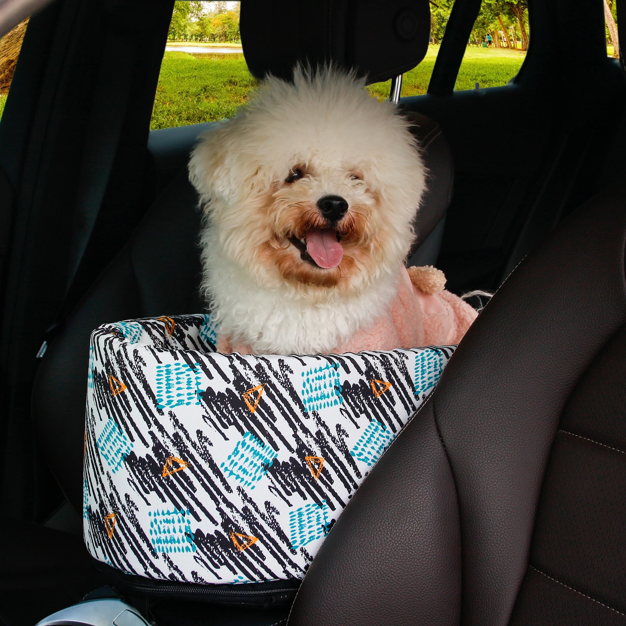 

Car Mat Transport Dog Carrier Protector Portable Cat Dog Bed Travel Central Control Car Safety Pet Seat For Small Dog Cat