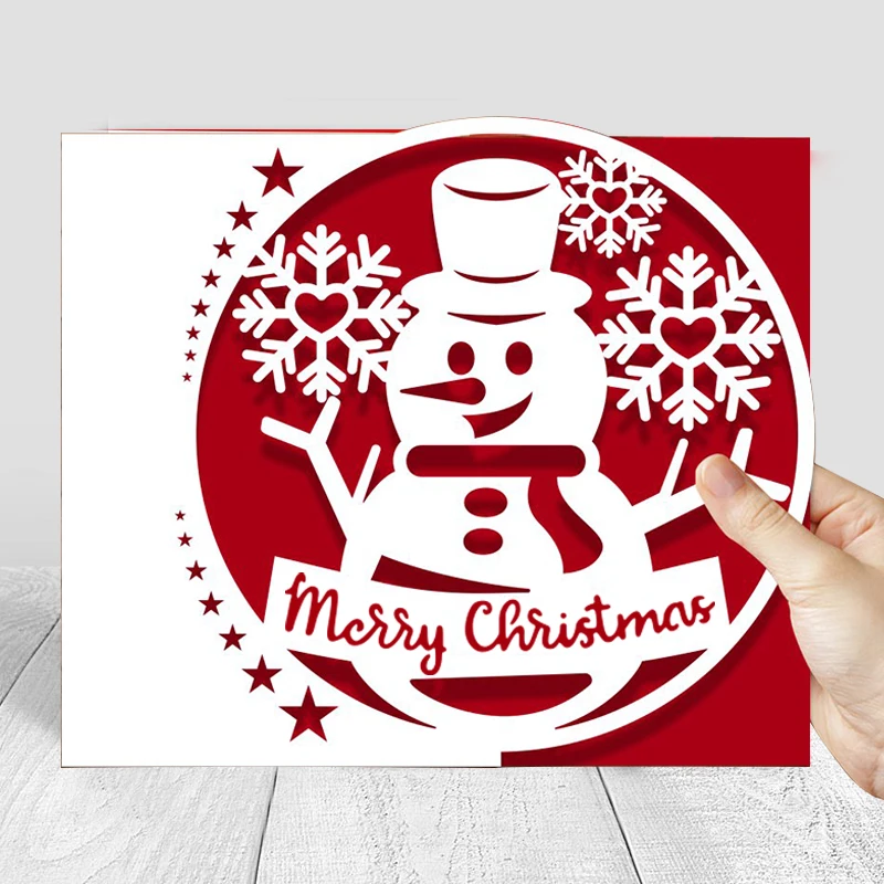

Merry Christmas Snowman Invitation Metal Cutting Dies For Snowflake Wedding Card Making Birthday Party Decoration Craft Die Cut