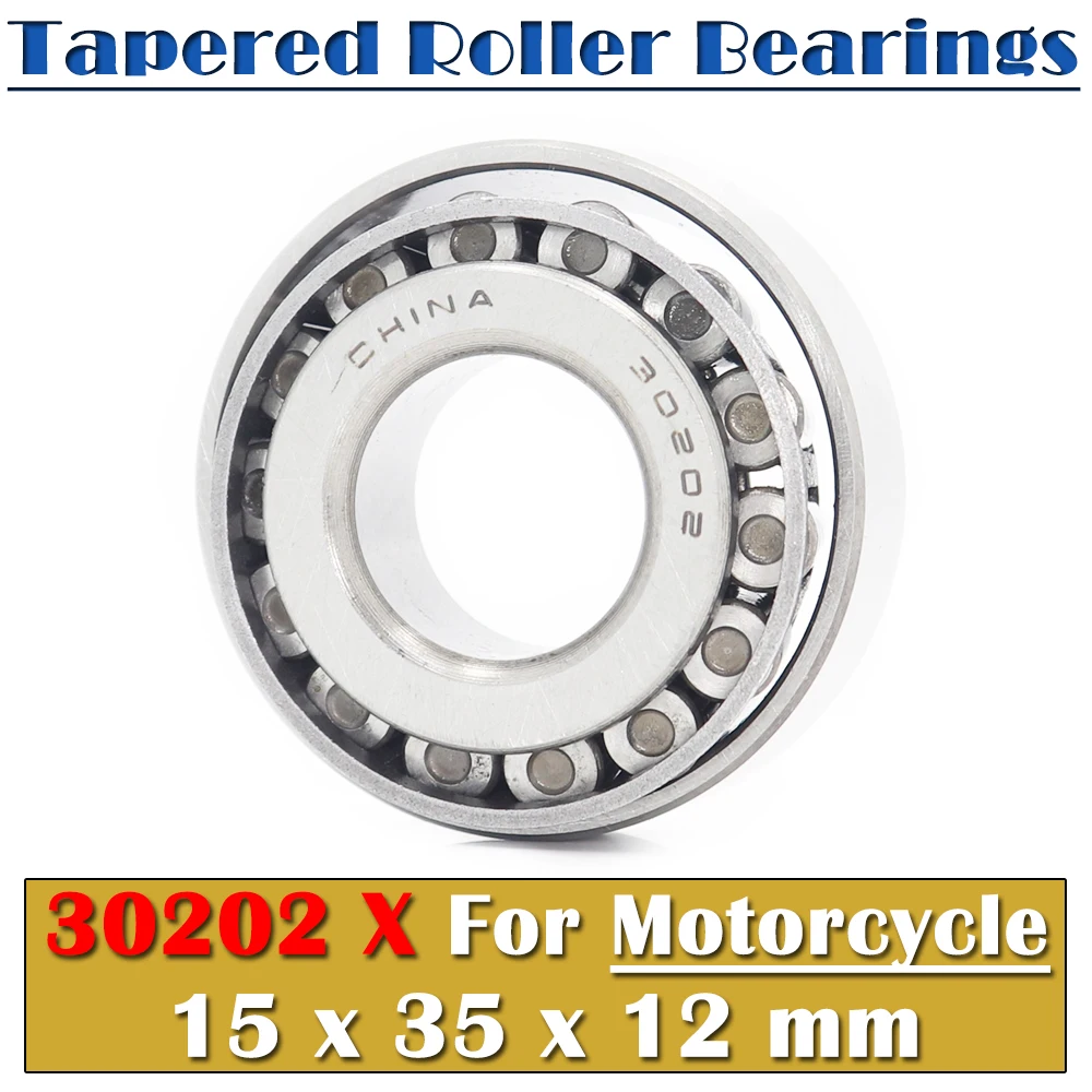 30202 Bearing 15*35*12 mm ( 1 PC ) Tapered Roller Bearings 30202 X 7202E For Motorcycle