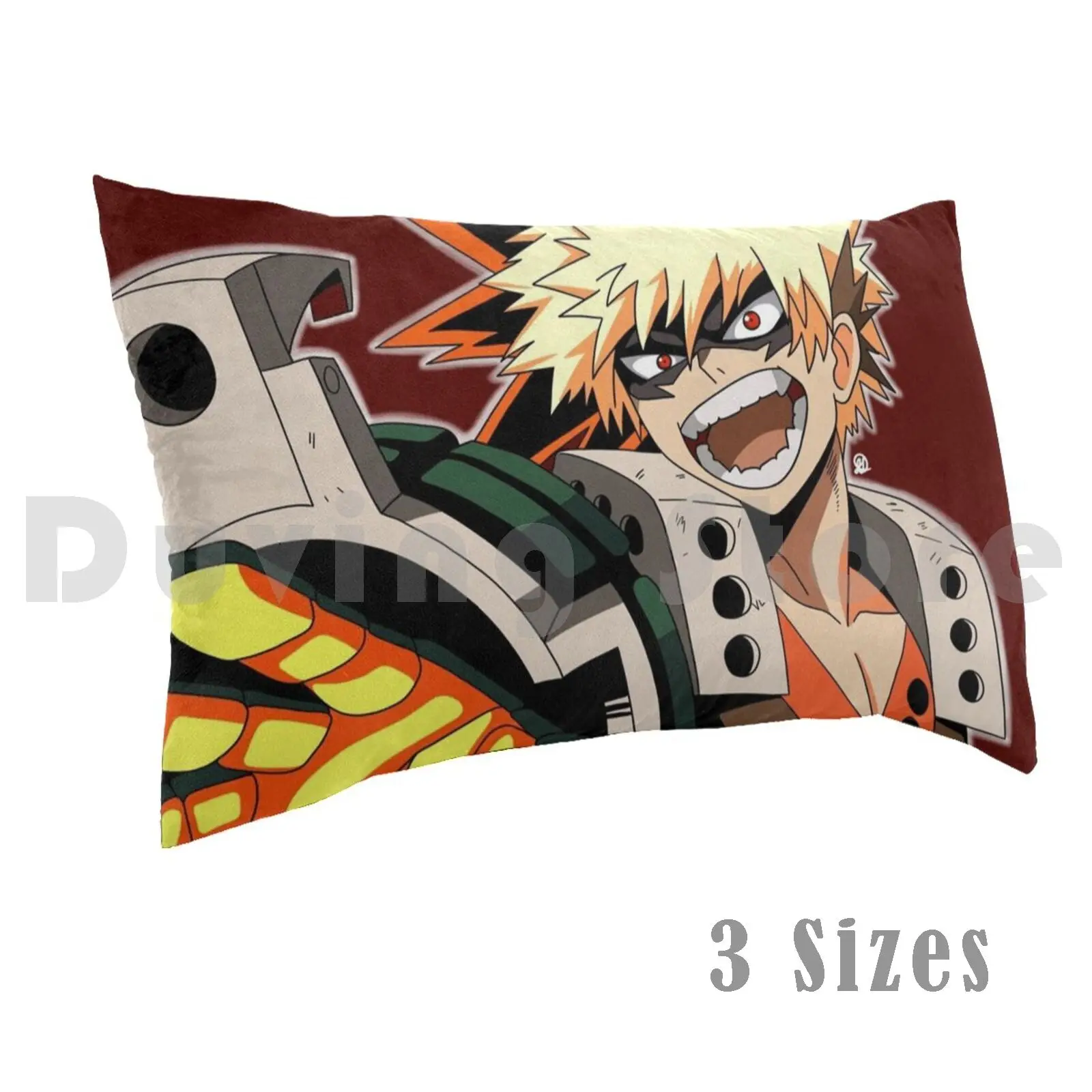 

Katsuki Bakugou Pillow Case DIY 50*70 Bakugo Anime Bakugou Bokunoheroacademia