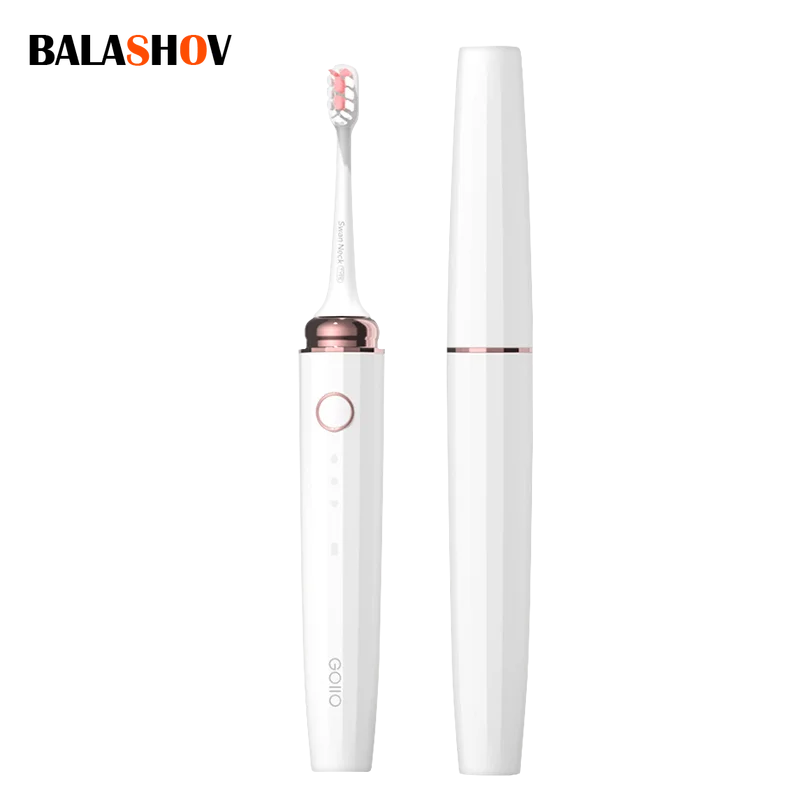 Portable Electric Toothbrush Soft Hair Wireless Induction Rechargeable Toothbrush IPX7 Waterproof Ultrasonic Electric Toothbrush