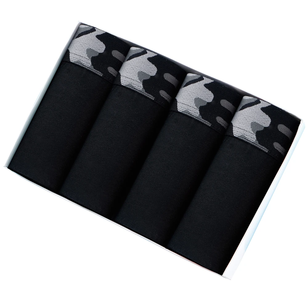 

4pcs Set Underwear Man Superior Quality Underpants Cotton Shorts Ventilation Sexy Homme Boxers For Fashion Men's Panties New