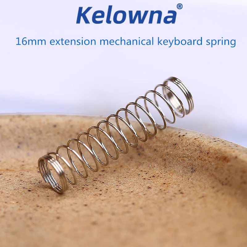 110pcs/pack Kelowna 16mm Extension Spring For Customized Mechanical Keyboard Switches 40g 45g 50g 55g 60g 65g 80g Springs