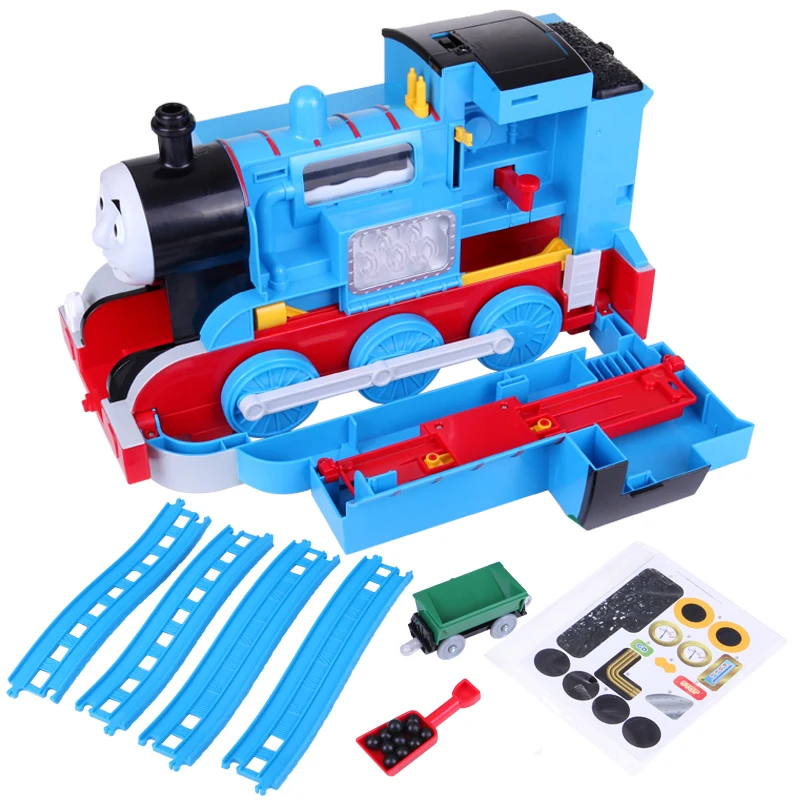 Original Thomas And Friends Large Multi-purpose Station Track Set Electric Locomotive Boys Toys Gift Toys For Children FVC06