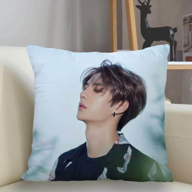Musife Custom YiBo Wang Pillowcase Home Decoration 45*45cm Zipper Square Pillowcase Throw Pillow Cover Drop Shipping