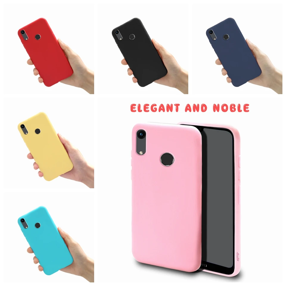 Cute Matte Thin Candy Phone Case for Honor 8A JAT-L41 8A Pro Shockproof Silicone Case for Honoe 8a Prime Soft Cover 6.09