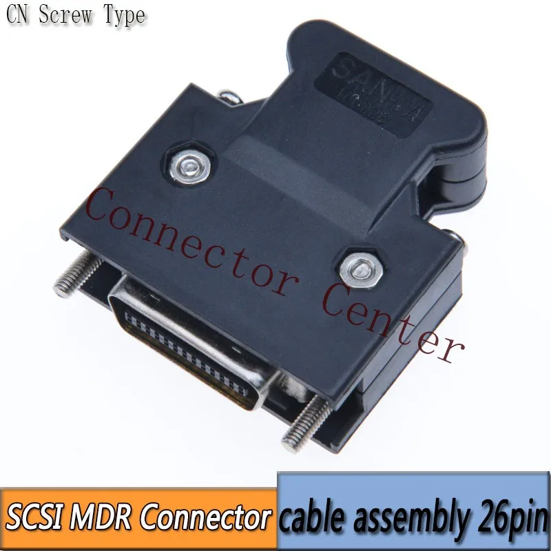 conector de cabo mdr conector macho de 26 pinos compativel com 3m scsi cn 10326 10126 01