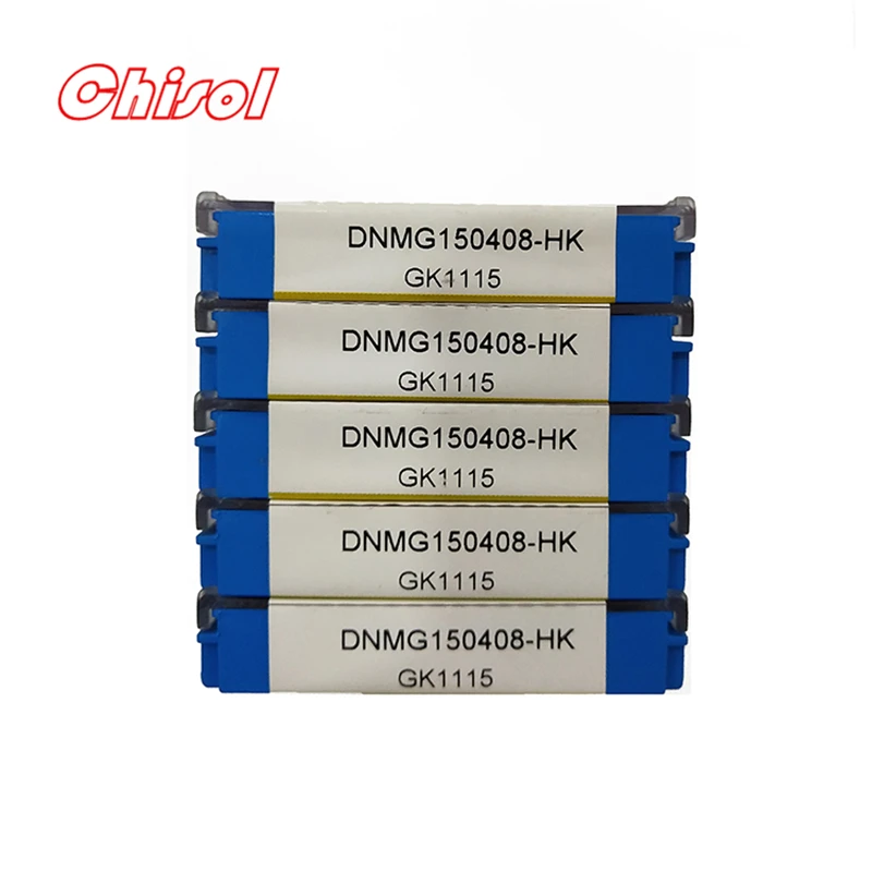 Insertos de torneado de carburo cnc, DNMG150408-HK, DNMG150412-HK, DNMG150608-HK, GK1115, GK1125, procesamiento de hierro fundido