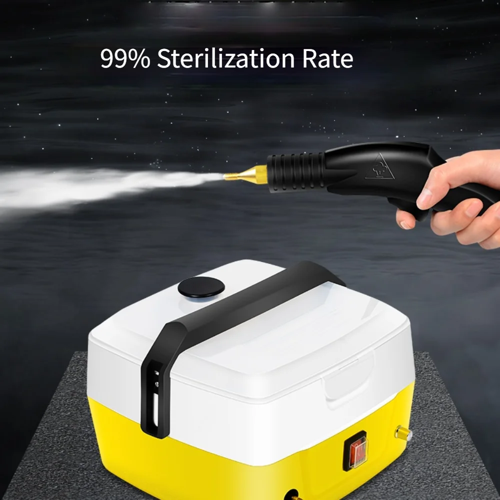 2021 New Steam Cleaner 4.5Bar High Pressure 3000W 5M Power Cord 4Liter Mobile Cleaning Machine 99.9% sterilization Disinfector