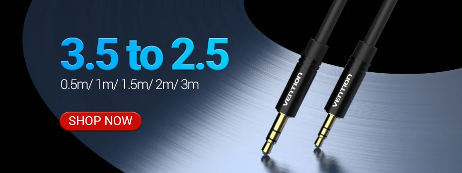 Vention 3,5 auf 6,5 mm Mikrofon-Audiostecker für Verstärker, Lautsprecher, AUX-Kabel, 3,5 mm Klinke auf 6,35 mm Adapter für E-Gitarre – Detail 1