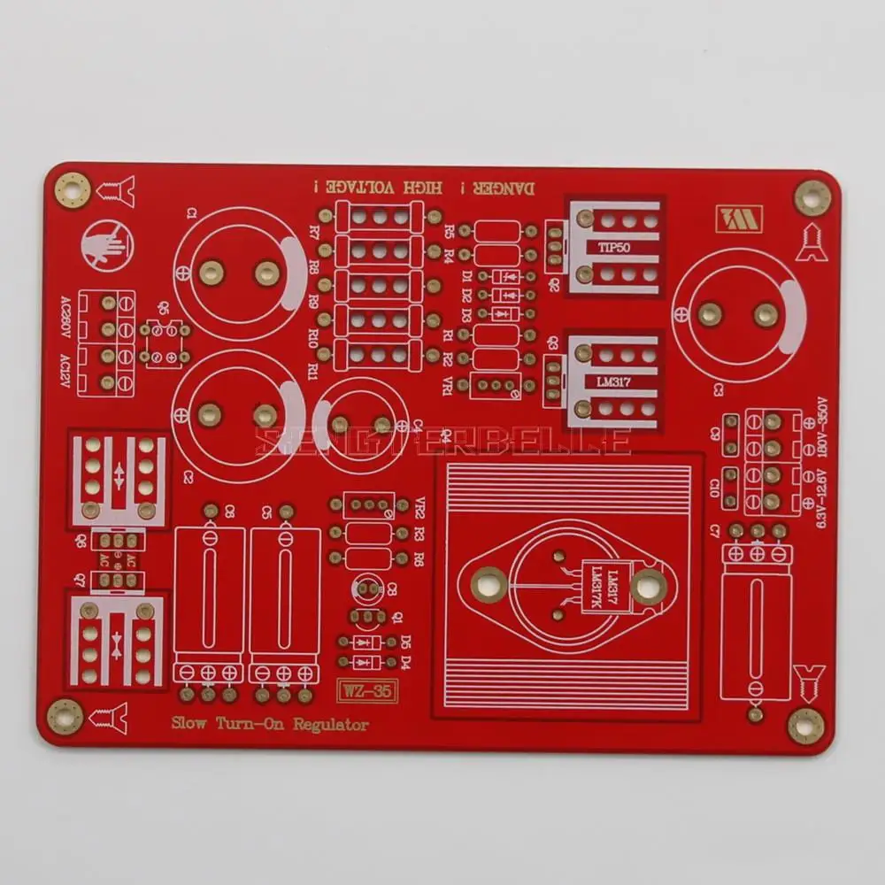 WZ-35 marantz m7 6n11 tubo preamplificador de alta tensão/filamento ajustável regulada placa de alimentação