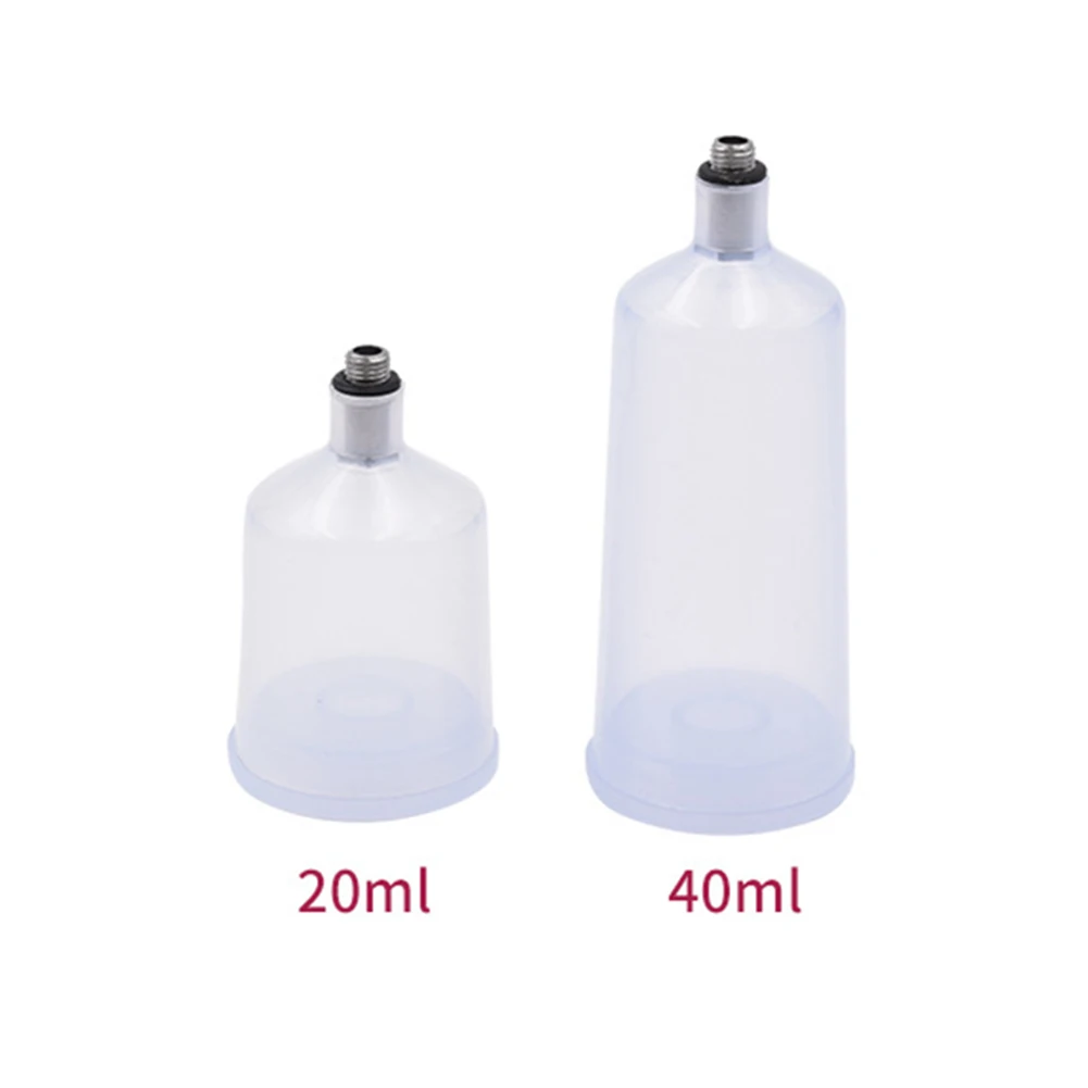 20cc 40cc podwójne działanie pistolet Gravity Feed narzędzie pneumatyczne paznokci makijaż przyrząd kosmetyczny ręczny 0.3mm pistolet
