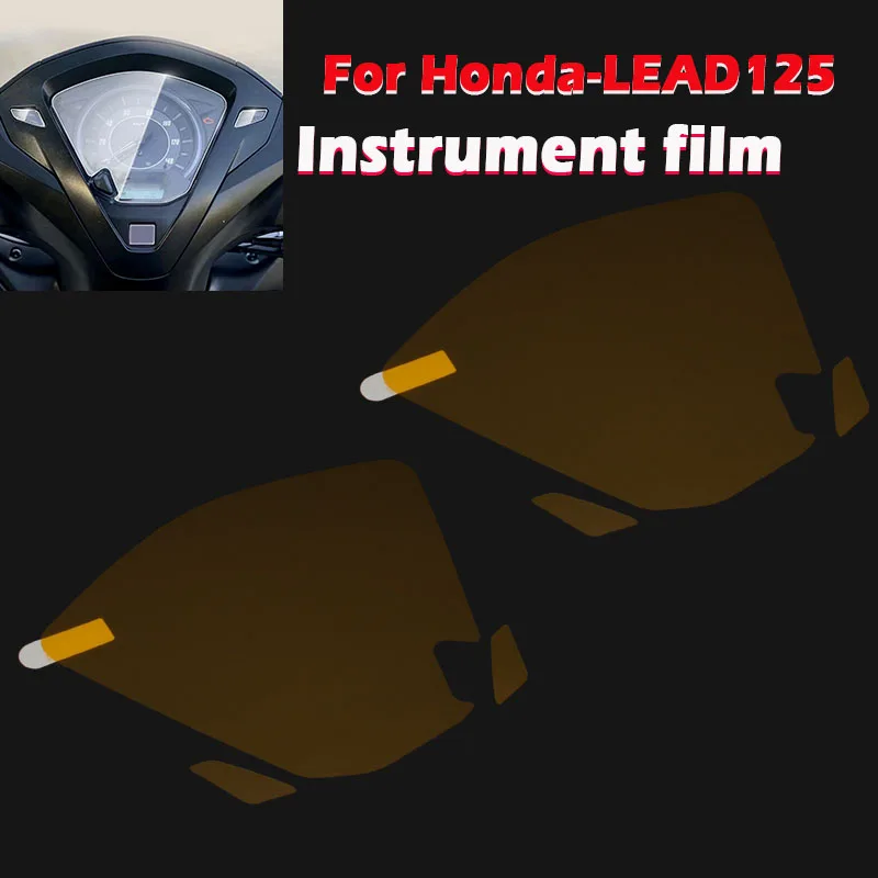 

Motorcycle Cluster Instrument Speedometer Scratch Protection Film Dashboard Screen Sticker Fit For Honda LEAD125 LEAD 125