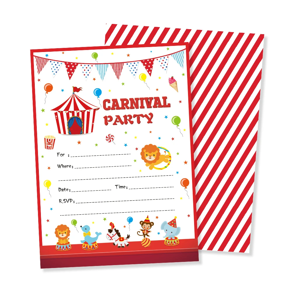 Baby Shower Party Dekorationen Karneval Cartoon Circus Tier Foto Display Hängen Banner Kind Glücklich Geburtstag Partei Liefert – Detail 9