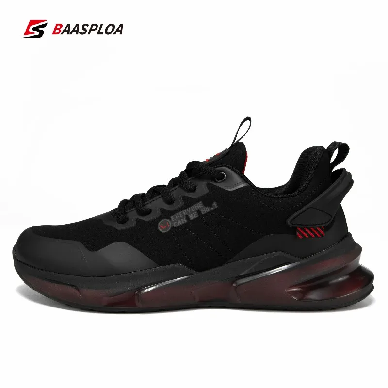 Baasploa 2022 New Design Men Outdoor Running Shoes Non-slip Wear-resistant Casual Shoes Lightweight Male Fashion Walking Shoes