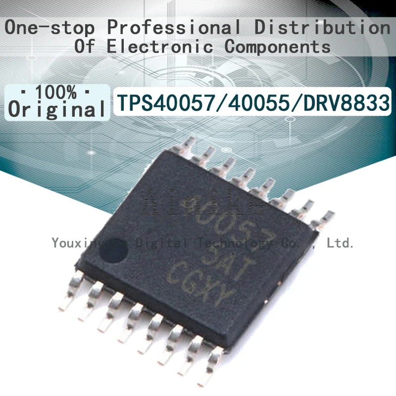 

10/Pcs New Original DRV8833 TPS40057 TPS40057PWP TPS40057PWPR 40055 TSSOP-16 Chip synchronous buck controller